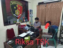 POLSEK PANGKALAN KURAS BERHASIL UNGKAP PELAKU JAMBRET DI JALAN LINTAS TIMUR