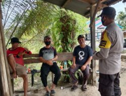 Berikan Teguran Kepada Pelanggar, Polsek Langgam Giat Operasi Yustisi