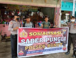 Edukasi Warga, Polsek Bunut Sosialisasi Saber Pungli di Pusat Perbelanjaan