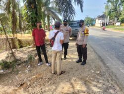 Polsek Pangkalan Lesung Ajak Warga Tertib Kamtibmas