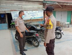 Polsek Langgam Patroli Antisipasi Aksi C3 di Desa Binaan