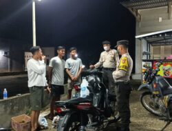 Polsek Kerumutan Patroli Malam, Cegah Aksi Premanisme