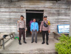 Ciptakan Situasi Aman, Polsek Teluk Meranti Giat PAM dan Patroli Ibadah Minggu