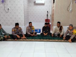 Silaturahmi Dengan Warga, Kapolsek Teluk Meranti Pimpin Kegiatan Subuh Harmoni