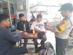 Kepada Masyarakat, Polsek Bunut Sosialisasi Penggunaan Aplikasi Lapor SIBONO