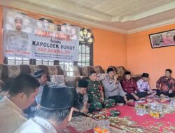 Kegiatan Jumat Curhat, Polsek Bunut Gelar di Rumah Warga