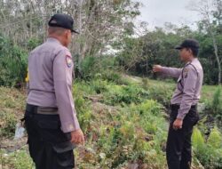 Pencegahan Karhutla Wilayah Hukumnya, Polsek Bunut Giatkan Patroli
