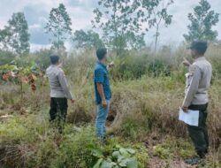 Antisipasi Karhutla, Polsek Pangkalan Lesung Lakukan Patroli
