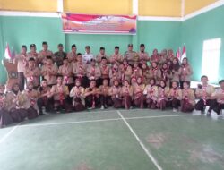 Berlangsung di Kelurahan, Polsek Bunut Hadiri Pelantikan Pengurus Gerakan Pramuka