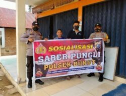 Cegah Praktek Pungli, Polsek Bunut Sosialisasi Saber Pungli di Pusat Perbelanjaan