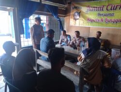 Polsek Langgam Gelar Jumat Curhat di Dua Tempat Wilayah Hukumnya