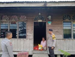 Salurkan Bantuan, Polsek Teluk Meranti Giatkan Jumat Barokah