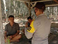 Polsek Langgam Giatkan Operasi Yustisi, Cegah Covid-19