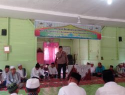 Berlangsung Lancar, Polsek Bunut Hadiri Penutupan Khalwat Suluk di Desa Merbau