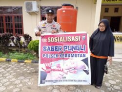Kepada Warga Binaan, Polsek Kerumutan Kembali Sosialisasi Sabar Pungli