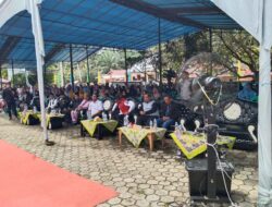 Bersama Bupati Pelalawan, Kapolsek Ukui Hadiri MDPT BUMdes Amanah Desa Bukit Gajah