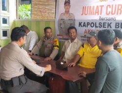 JUMAT CURHAT, Polsek Bunut Jawab Pertanyaan Warganya