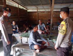 Ajak Masyarakat Prokes, Polsek Langgam Galakan Operasi Yustisi