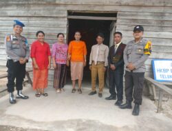 Pastikan Aman dan Nyaman, Polsek Teluk Meranti PAM di Gereja Wilayah Hukumnya