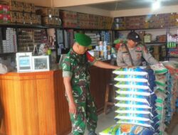 Sinergi TNI-POLRI, Polsek Ukui Cek Ketersediaan Bapokmas