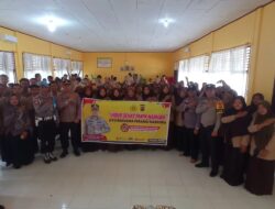 Bahaya Narkoba, Polsek Bunut Sosialisasi Penyalahgunaan Narkoba Sekaligus Penerimaan Anggota Polri di Sekolah