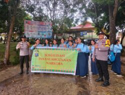 Bahaya Narkoba, Polsek Pangkalan Lesung Sosialisasi di SMKN I