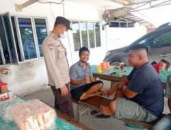 Himbau Warga Taat Prokes, Polsek Langgam Giatkan Operasi Yustisi