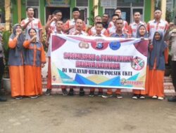 Polsek Ukui Sosialisasi Narkoba Kepada Anak Sekolah Ini