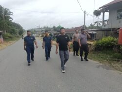 Jaga Kesehatan, Polsek Kerumutan Olah Raga Pagi