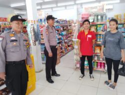 Sambangi Pusat Perbelanjaan, Polsek Bunut Patroli Rutin Cegah Aksi C3
