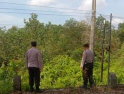 Upaya Cegah Karhutla, Polsek Pangkalan Kerinci Rutin Patroli