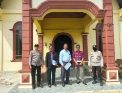 Beri Rasa Aman Saat Maayarakat Beribadah, Polsek Ukui Patroli Rumah Ibadah Gereja di Akhir Pekan