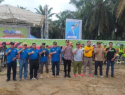 Pastikan Aman, Polsek Pangkalan Lesung Lakukan Pengamanan Giat Kejuaraan Motocross