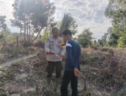 Antisipasi Karhutla, Polsek Ukui Ajak Masyarakat Peduli Hutan