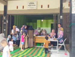 Program Pemerintah, Polsek Bandar Sei Kijang Hadiri Kegiatan PIN Polio