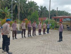 Kapolsek Kerumutan Polres Pelalawan Berikan Arahan Tentang Pentingnya Kedisiplinan