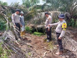 Cegah Karhutla, Kapolsek Bunut Patroli dan Pengecekan Embung Air