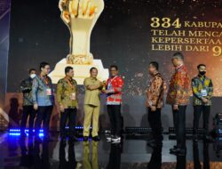 Komitmen Pemkab Pelalawan Berikan Jaminan Kesehatan, Bupati Pelalawan H.Zukri Terima Penghargaan UHC dari BPJS RI