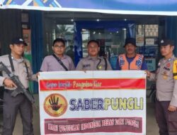 Polsek Pangkalan Lesung Sambangi Objek Vital Gelar Sosialisasi Saber Pungli