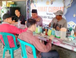 Dengarkan Keluhan Warga, Kapolsek Teluk Meranti Giatkan Jumat Curhat