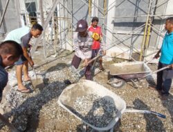 Sambut Bulan Suci Ramadhan, Polsek Teluk Meranti Goro di Masjid Kelurahan