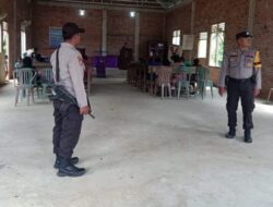 Ciptakan Kondisi, Polsek Pangkalan Lesung Pengamanan di Gereja