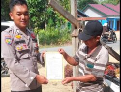 Polsek Pangkalan Lesung Cegah Karhutla di Wilayahnya