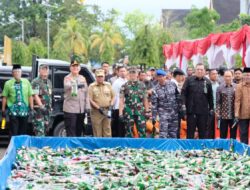 Jaga Khusu’nya Ibadah Bulan Ramadhan, Polda Riau Musnahkan Narkoba Hingga Miras dan Knalpot Brong