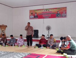 Bersama Jaga Kamtibmas, Polsek Bunut Hadiri Sosialisasi Kamtibmas di Kelurahan Pangkalan Bunut