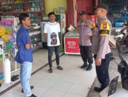 Ciptakan Kondisi Wilayah, Polsek Pangkalan Lesung Ajak Warga Tertib Kamtibmas