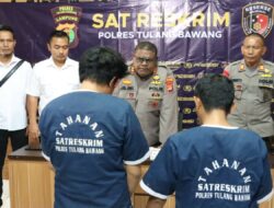 Kapolres Tulang Bawang Ungkap Modus Pencurian Mobil Pick Up di Menggala Tengah