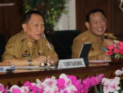 Pj. Bupati Tuba Drs Qudrotul Ikhwan MM gelar Rakor Pemkab Tulang Bawang Hari ini