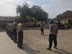 Kapolsek Kerumutan Polres Pelalawan Berikan Arahan Tentang Pentingnya Kedisiplinan