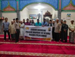 Imam Lurah Bandar Sei Kijang, Polsek Bandar Sei Kijang Gelar Subuh Harmoni